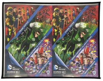 Lot of 2 | SINGED DC Nation Poster