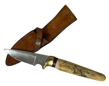 Kershaw Knife With Walrus Tusk Handle