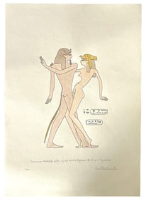 Erotic Adult Artwork by Oscar Reutersvard | no coa