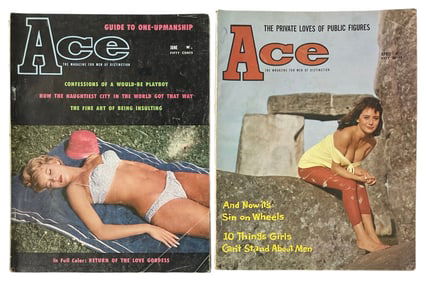 Ace Magazine | June and April | Erotic Adult Magazine Collection