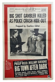 Big Town After Dark Us | Vintage Movie Poster