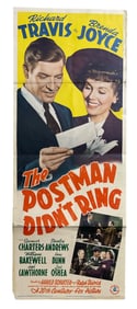 The Postman Didnt Ring | Vintage Movie Poster