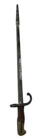 French Bayonet Steel Fireplace Poker