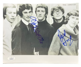Signed Colin Blunstone and Rod Argent | B&W Photo | Cert No. AY79799