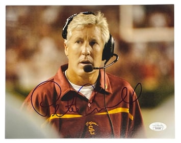 Signed Pete Carroll | Color Photo 8 x 10 | Cert No. CA54306