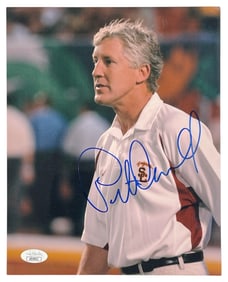 Signed Pete Carroll | Color Photo 8 x 10 | Cert No. AZ16911