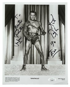 Signed Kirk Douglas | B&W Photo 8 x 10 | Cert No. AZ16907