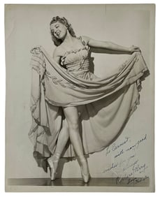 Signed Barbara Perry | B&W Photo 8 x 10 | Cert. No. CB36405
