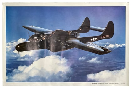 Black Widow Aircraft Poster