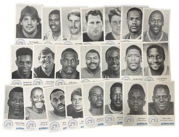 NFL Arm Wrestling Championship Football Card Collection