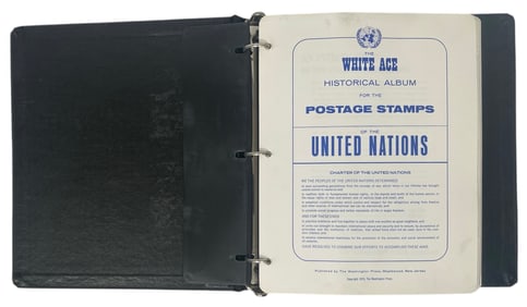 The White Ace Historical Album for the Postage Stamps of the United Nations