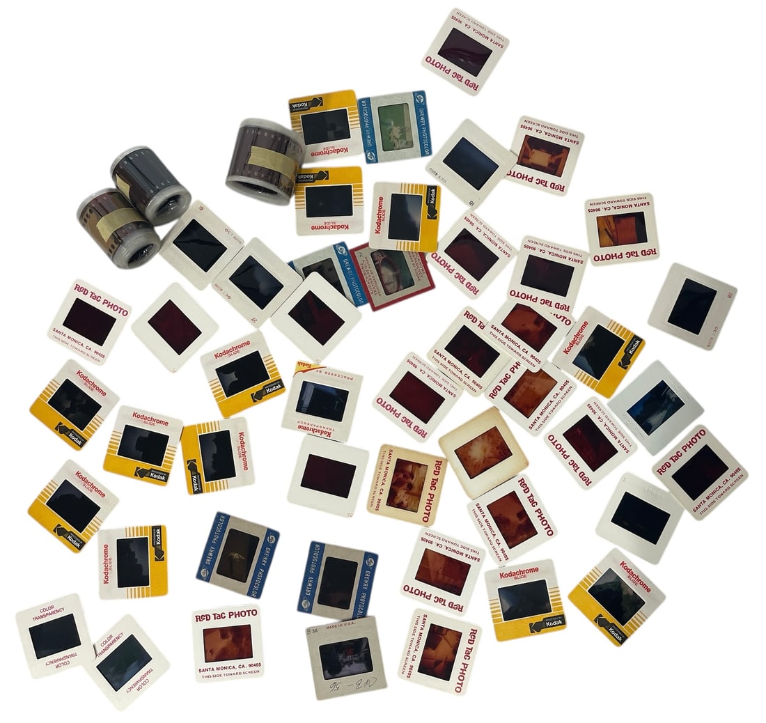 Vintage Photo Slide and Film Collection: Vintage Photo Slide and Film Collection