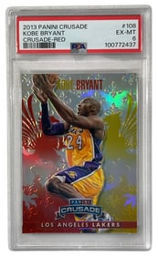 2013 Panini Crusade | Kobe Bryant | No. 108 | PSA 6
