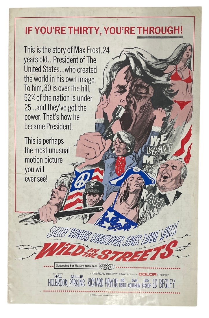 Wild In The Streets | Movie Poster Press Kit Book: Wild In The Streets | Movie Poster Press Kit Book