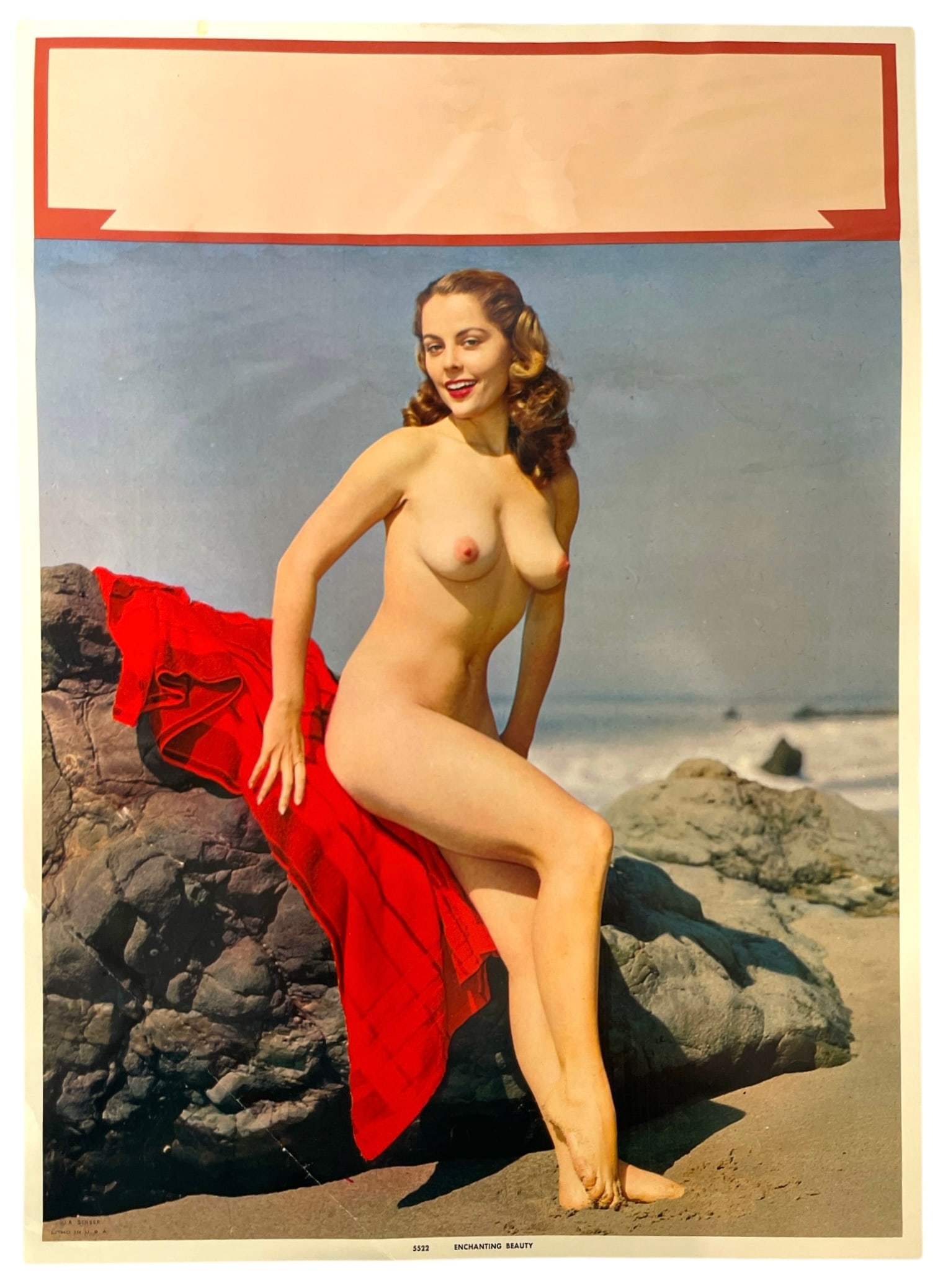 Erotic Adult Litho Poster: Erotic Adult Litho Poster