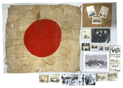 Captured Japanese WWII With Photo Collection
