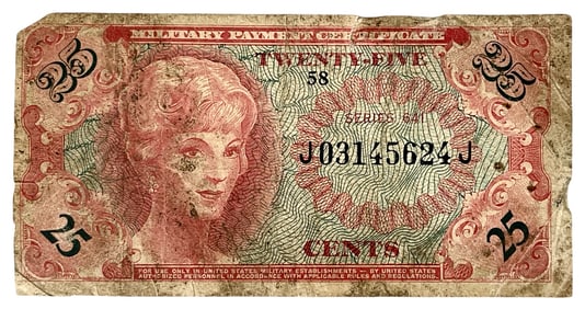 Vintage Military Payment Certificate