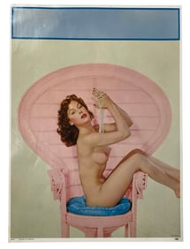 Erotic Adult Litho Poster | String of Pearls