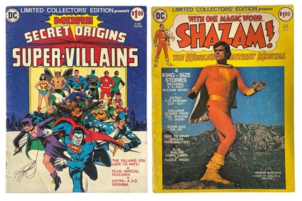 Limited Collectors Edition | DCs SHAZAM and Super Villains | Comic Book