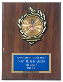 Senior Army Instructor Award | Cadet Jesse D Arnold