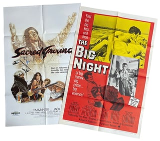 Lot of 2 | The Big Night and Sacred Ground | Movie Posters