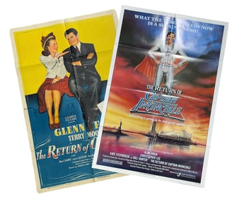 Lot of 2 | The Return of October and The Return Of Captain Invincible | Movie Posters
