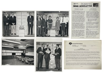 Marquardt Corporation and Rockwell International Photos Documents and Paperwork Collection