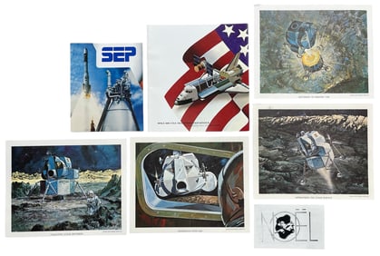 Space Related Books Prints Collection