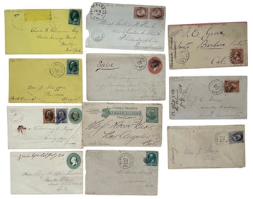 Vintage Stamp and Envelope Collection