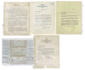 Vintage Documents and Letter Collection