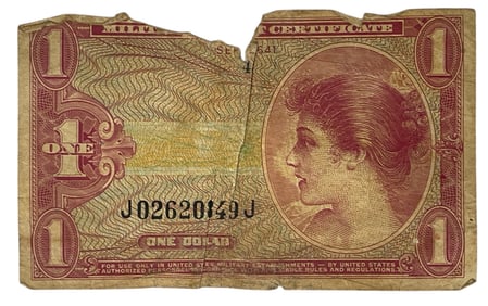 Vintage Military Payment Certificate