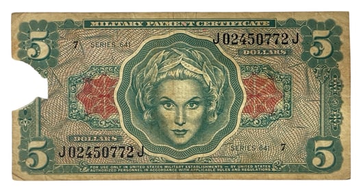 Vintage Military Payment Certificate