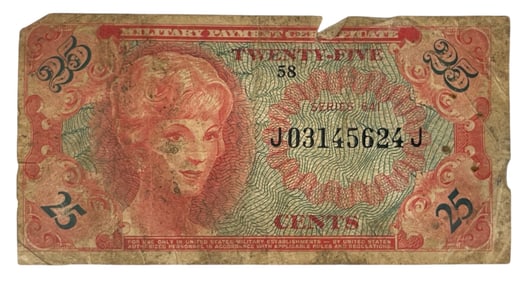 Vintage Military Payment Certificate