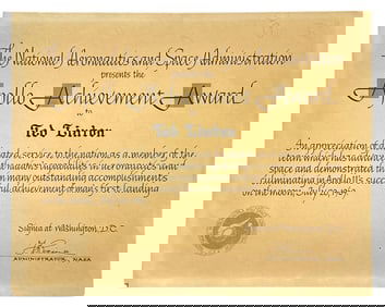 Apollo Achievement Award to Ted Linton