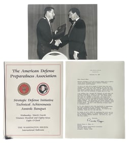 The American Defense Preparedness Association Pamphlet Letter and Photo
