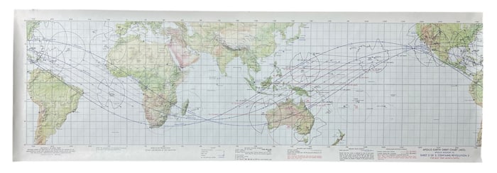 Apollo Earth Orbit Chart | Apollo Mission 10