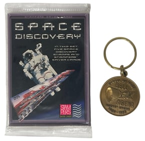 Space Discovery Stamps | Bell Agena Keychain