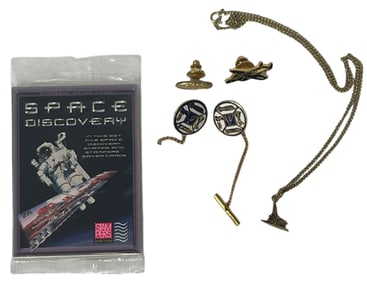 Space Discovery Stamps | The Marquardt Corporation Pins | Necklace