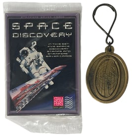 Space Discovery Stamps | The Marquardt Corporation Keychain
