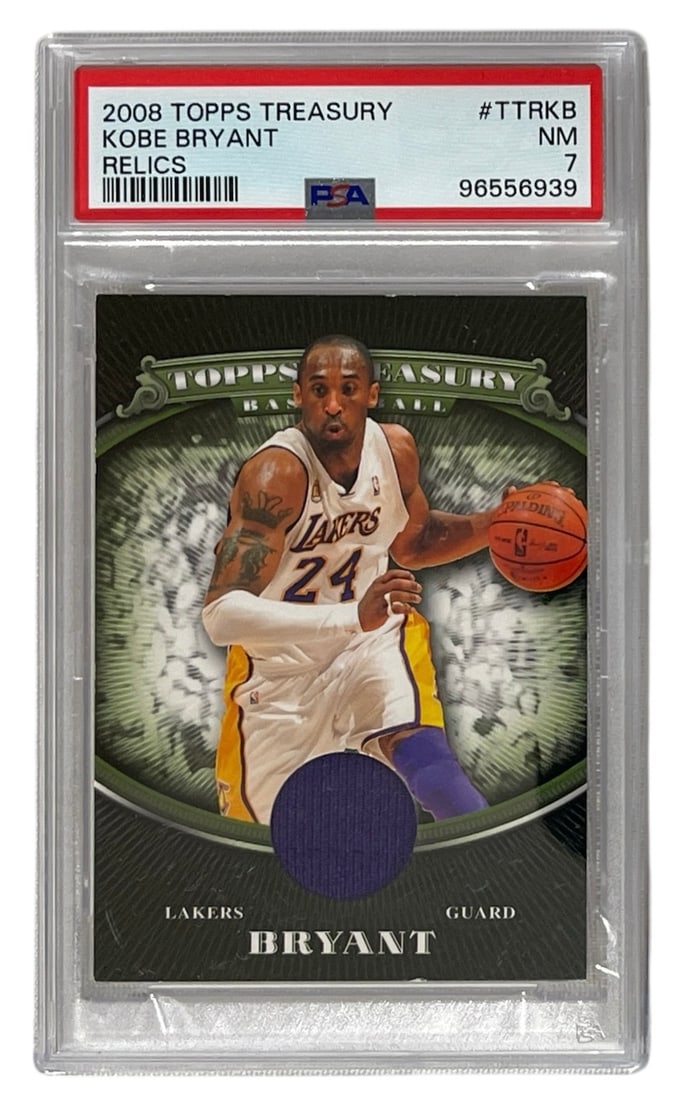 2008 Topps Treasury | Kobe Bryant | Relics | PSA 7: AUTHENTICATION HAS NOT BEEN PERFORMED TO GUARANTEE VERIFICATION | All purchases are made at the buyers discretion