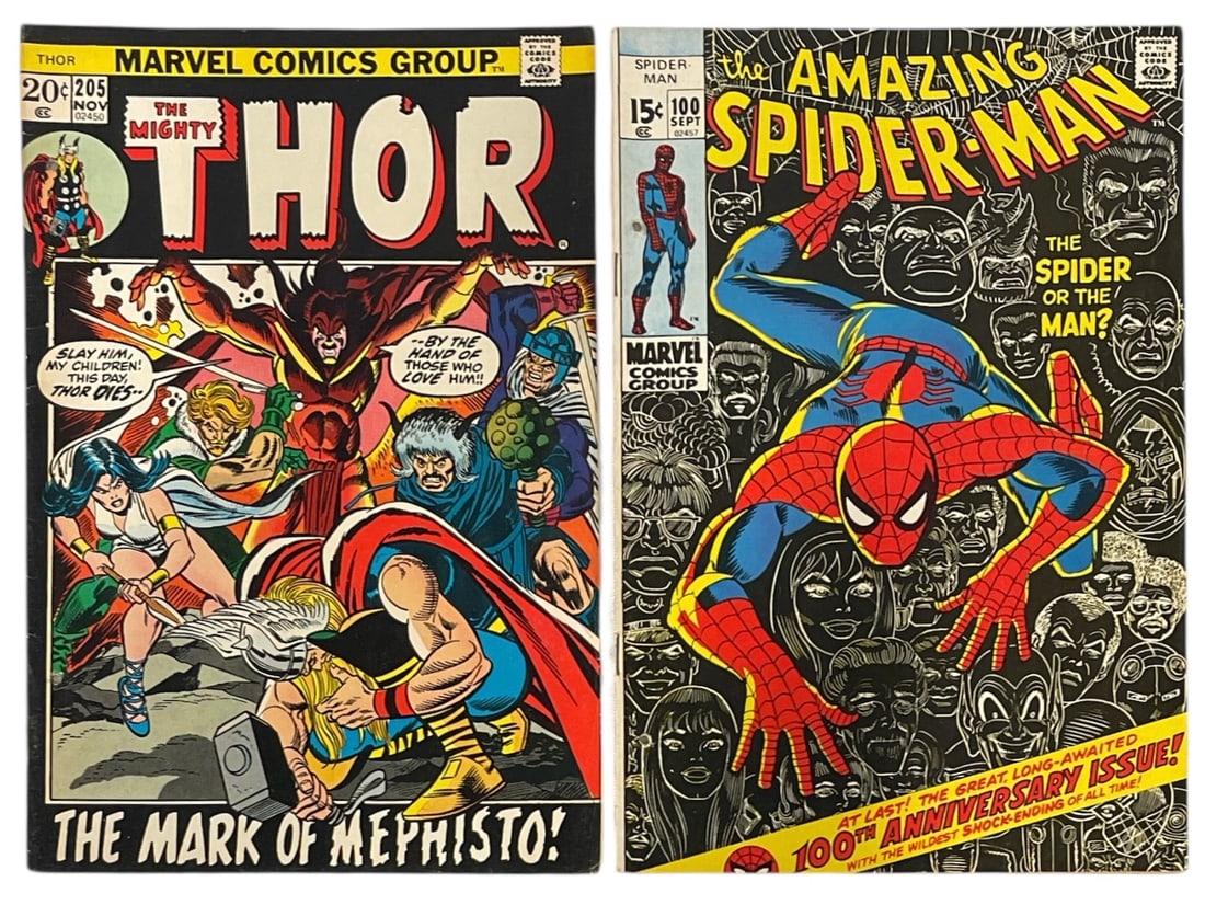 Vintage Marvels The Mighty Thor and Spider Man | Comic Book Collection (1 of 3)