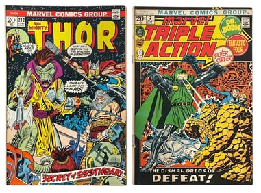 Vintage Marvels Triple Action and The Mighty Thor | Comic Book Collection