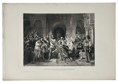Henry X Submitting To Frederick Barbarossa | Print