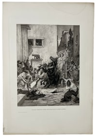 Tullia Driving Over The Dead Body Of Her Father | Print