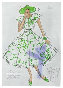 Dior Original Artwork | Fashion Sketch