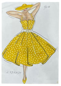 Dior Original Artwork | Fashion Sketch