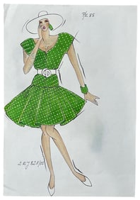Dior Original Artwork | Fashion Sketch