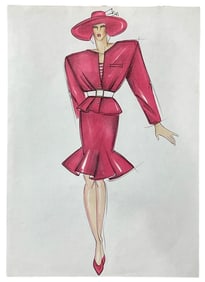Dior Original Artwork | Fashion Sketch