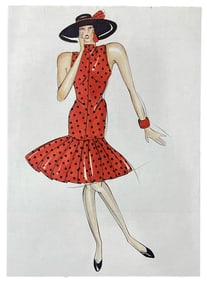 Dior Original Artwork | Fashion Sketch