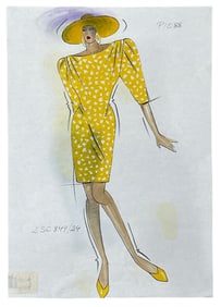Dior Original Artwork | Fashion Sketch